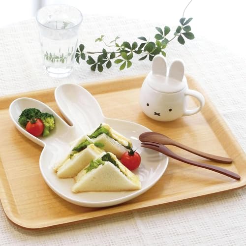 COTONOHA Japanese Ceramic Mug with Lid, 9.1 fl oz (270 ml), Cute Bunny Design, Dishwasher & Microwave Safe, Heat Retention Coffee Cup - Image 3