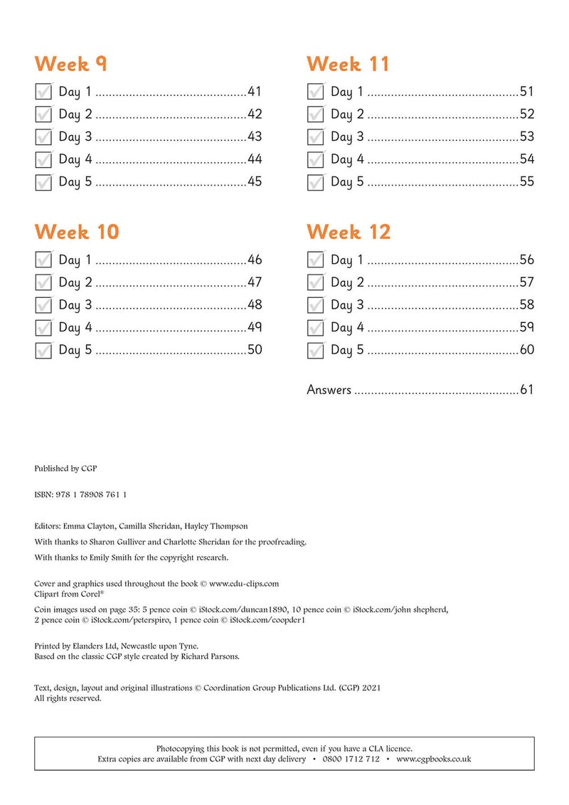 Ks1 Mental Maths Daily Practice Book Year 1 Autumn Term - Image 2