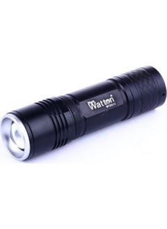 WT-313 Rechargeable Flashlight with Police Warning Light