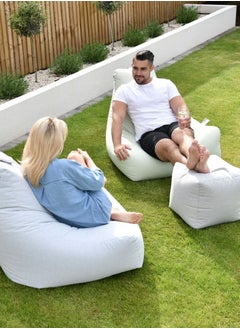 Extreme Lounging Extreme Lounging® - Original Mighty Bean Bag - Made in UK - Premium Quality Double Stitched Bean Bag - UV Protected & Waterproof - Large BeanBags Chair - Ideal for Indoor & Outdoor Use - Berry  - Image 4