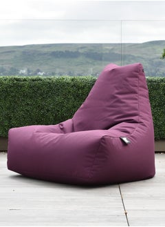 Extreme Lounging Extreme Lounging® - Original Mighty Bean Bag - Made in UK - Premium Quality Double Stitched Bean Bag - UV Protected & Waterproof - Large BeanBags Chair - Ideal for Indoor & Outdoor Use - Berry  - Image 3
