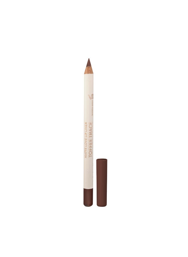 Armaf Beaute Matte Love Lip Liner Toffee Trace - Ultra-Smooth Long-Lasting Matte Finish, Precision Lip Definition Pencil, Smudge-Resistant & Feather-Proof - Image 2