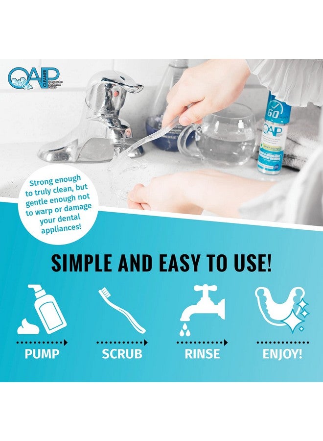 OAP Orthodontic Cleaner by OAP Cleaner | Retainer Cleaner, Denture Cleaner, and Mouth Guard Cleaner | 60 Second Foam Cleanser | Paraben, Sulfate and Triclosan Free | 44.3 mL, 3 Bottles - Image 4