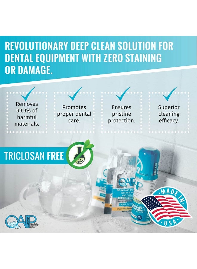OAP Orthodontic Cleaner by OAP Cleaner | Retainer Cleaner, Denture Cleaner, and Mouth Guard Cleaner | 60 Second Foam Cleanser | Paraben, Sulfate and Triclosan Free | 44.3 mL, 3 Bottles - Image 3