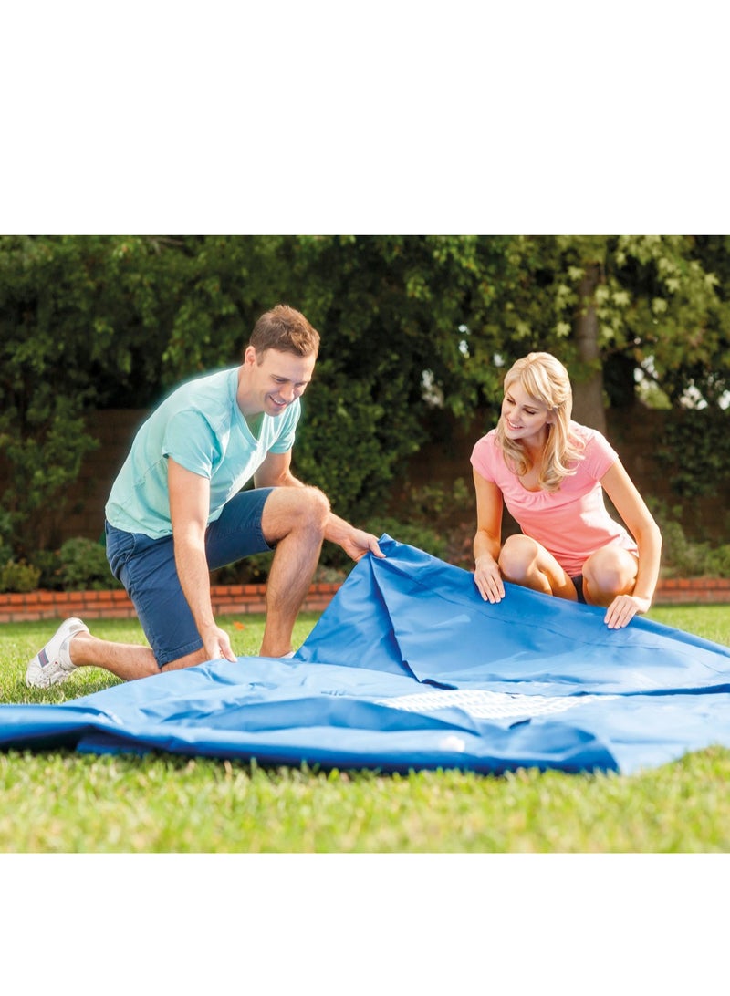 INTEX Rectangular Frame Pool 2.2m X 1.5m X 0.6m - Blue, 1662 Liters Capacity, Aluminum & PVC, For Ages 6+ - Image 5