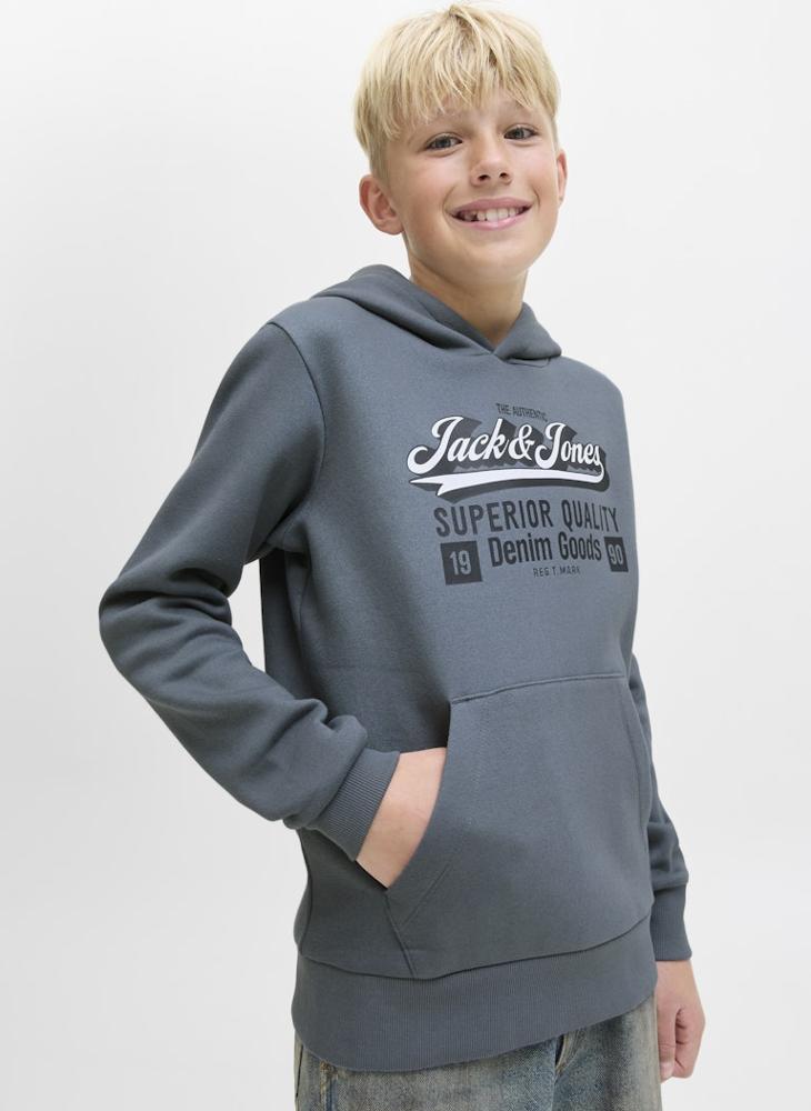 Jack & Jones Junior Kids 2 Pack Logo Hoodie - Image 3