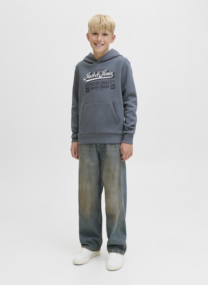 Jack & Jones Junior Kids 2 Pack Logo Hoodie - Image 4