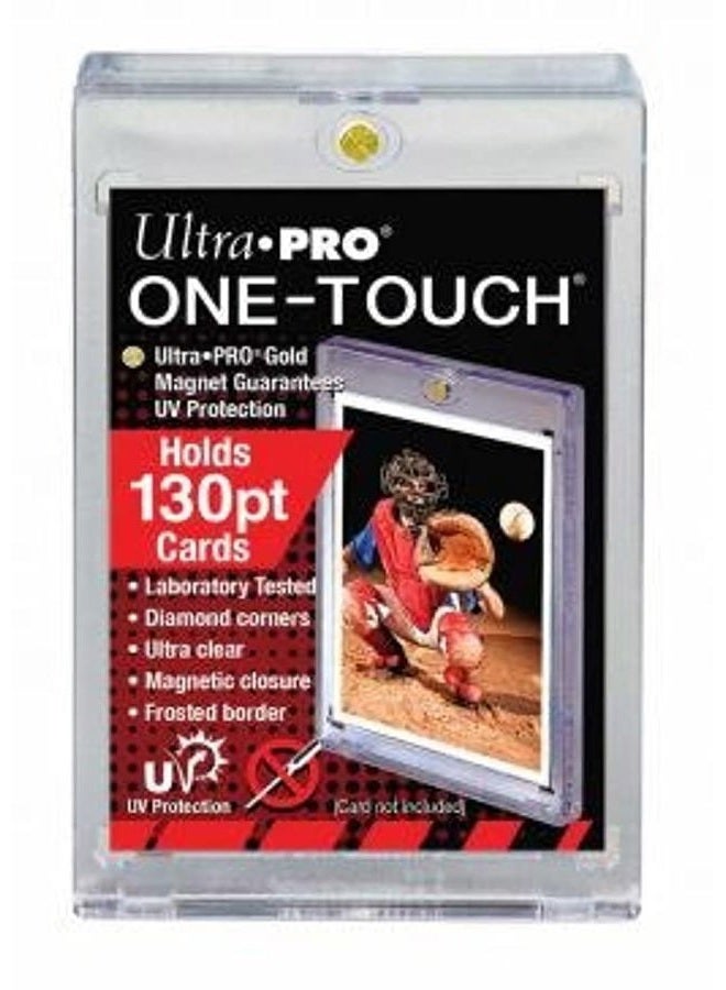 Ultra Pro 5 Ultra Pro 130pt Magnetic One Touch Card Holders (5 Total) 81721 - Fits Cards Up To 130 Point in Thickness - Image 1