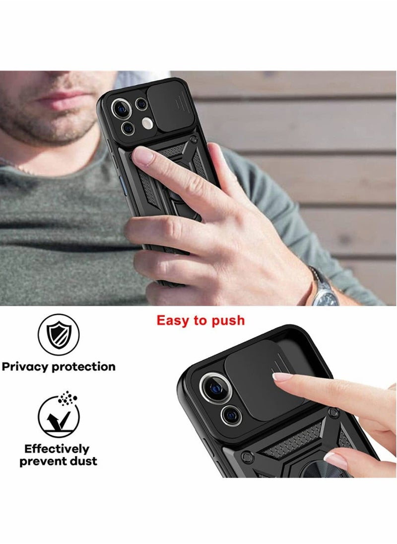 Generic - iPhone 13 Pro Max Kickstand Case with Slide Camera Cover for Ultimate Protection - Image 1