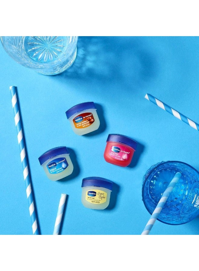 Vaseline Lip Therapy Creme Brulee Mini 4-Pack â€“ Moisturizing Balm for Soft, Smooth Lips, 0.25 Oz Ea - Image 2