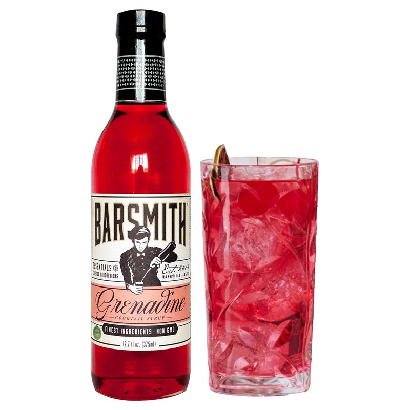 Barsmith Bar Essentials Grenadine Syrup  Sweet Cherry and Pomegranate Notes  No Artificial Flavors  NonGMO Cocktail Mixer  Ideal for Shirley Temple Mocktails and Cocktails  127oz Pack of 1 - Image 3
