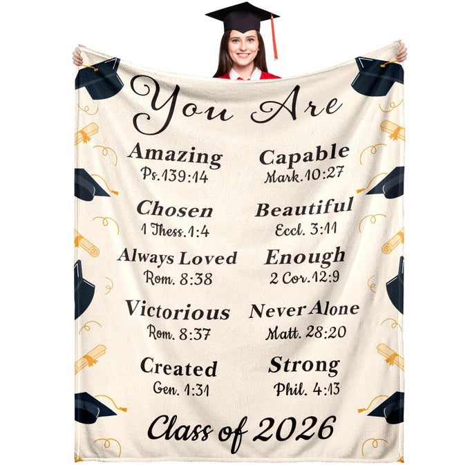 2026 GRADUATION GIFTS FOR HER HIM 2026 GRADUATION THROW BLANKETS CLASS OF 2026 GIFTS BULK SENIOR YEAR 2026 GRADUATTION DECOR BEST GIFT FOR HIGH SCHOOL SENIOR NIGHT SOFT FLANNEL BLANKET 5060