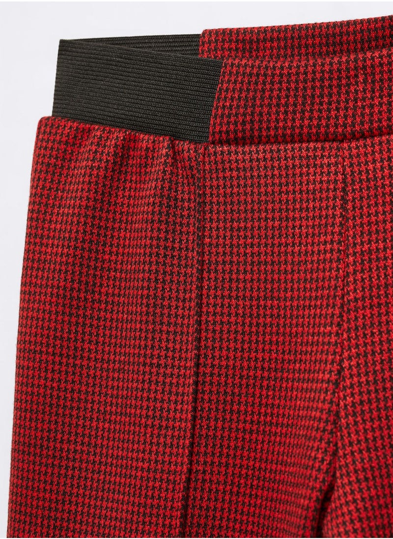 MANGO - Kids Checked Leggings - Image 1
