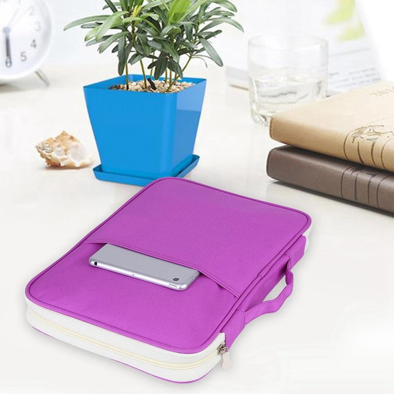 A4 Document Organizer Bag, Expanding File Folder Portfolio Organizer Computer Notebook Case for Letter A4 Files - Image 2