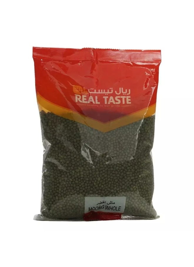 Real Taste Real Taste Whole, Moong Dal- 1kg  - Image 1