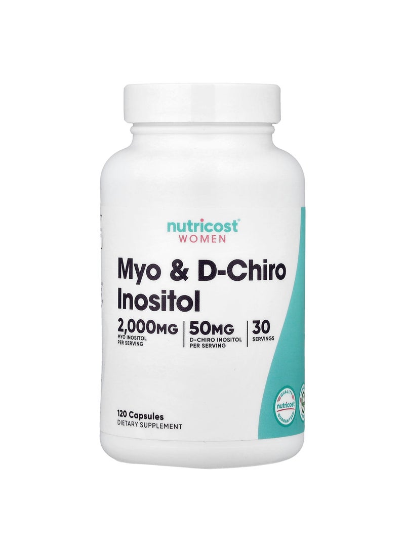 Women, Myo & D-Chiro Inositol, 120 Capsules
