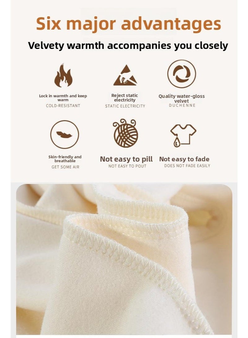 Alo728 Women's Red Warm Velvet Long Sleeve Top - Thermostatic 37 ℃ Warm Shirt, Simple Logo Design, Winter Casual Wear - Image 4