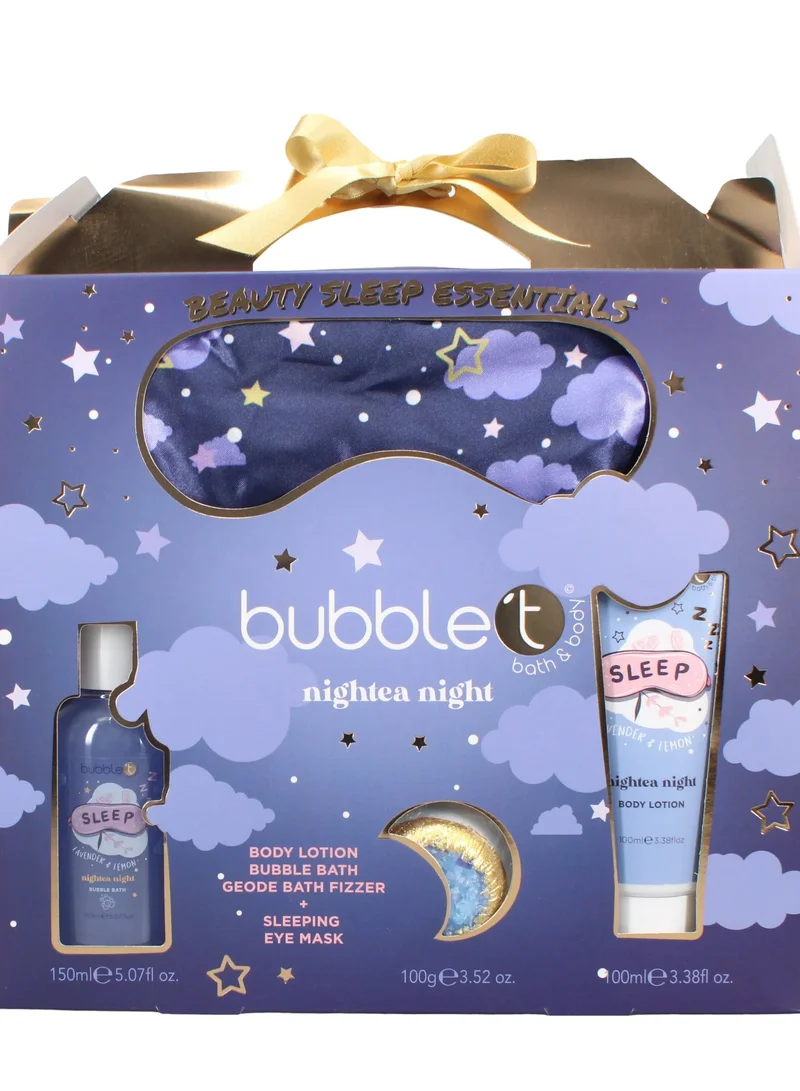 bubble t cosmetics bubble-t-n-night-sleep-set-4pc