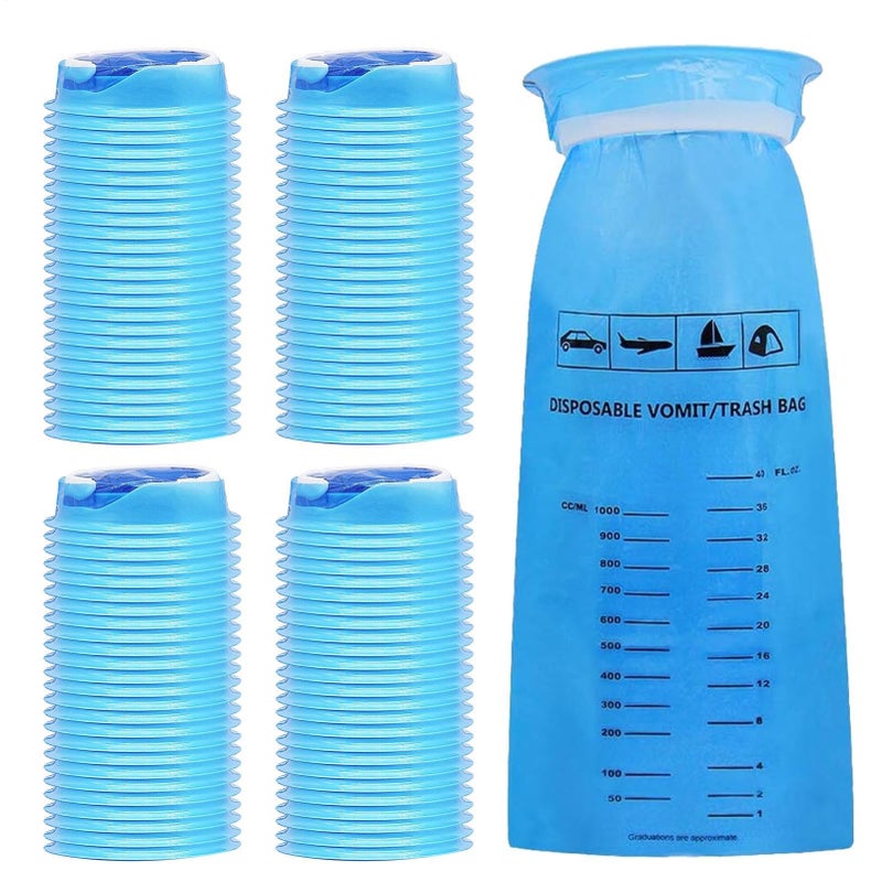 Leak Proof Vomit Bags For Motion Sickness Travel Pregnancy Easy Disposal - Image 2