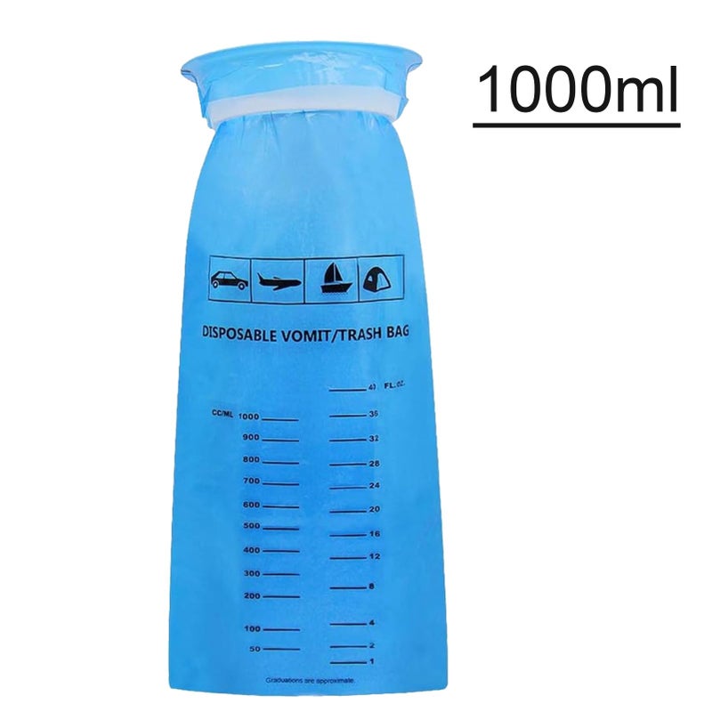 Leak Proof Vomit Bags For Motion Sickness Travel Pregnancy Easy Disposal - Image 4