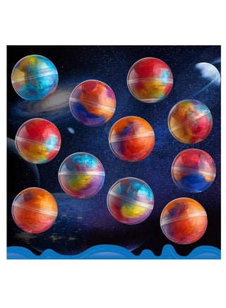 24 Pack Galaxy Slime Party Favors,Stretchy & Non-Sticky Slime Balls Toy，Birthday Halloween Christmas Stocking Stuffers, Classroom Reward for Girls Boys - view 3