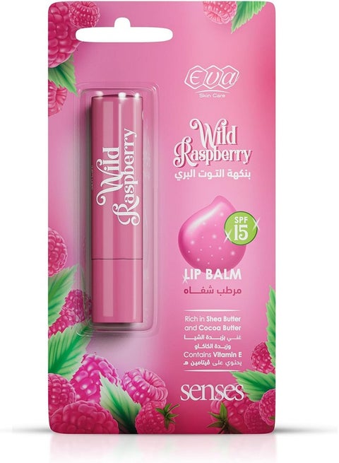 Eva Skin Care Lip Balm Wild Raspberry Spf 15 4ge