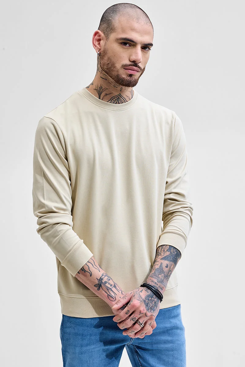 SNITCH سويت شيرت بقصة عادية قطن خالص