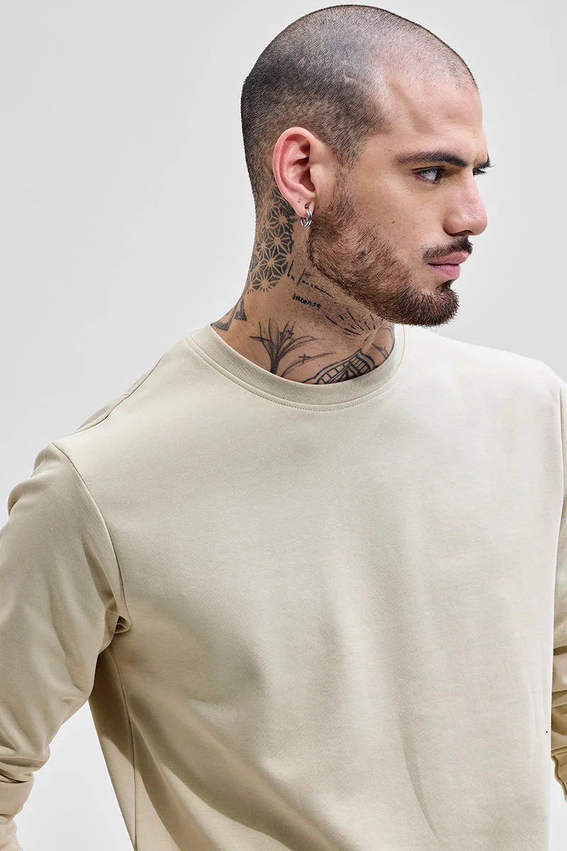 SNITCH سويت شيرت بقصة عادية قطن خالص