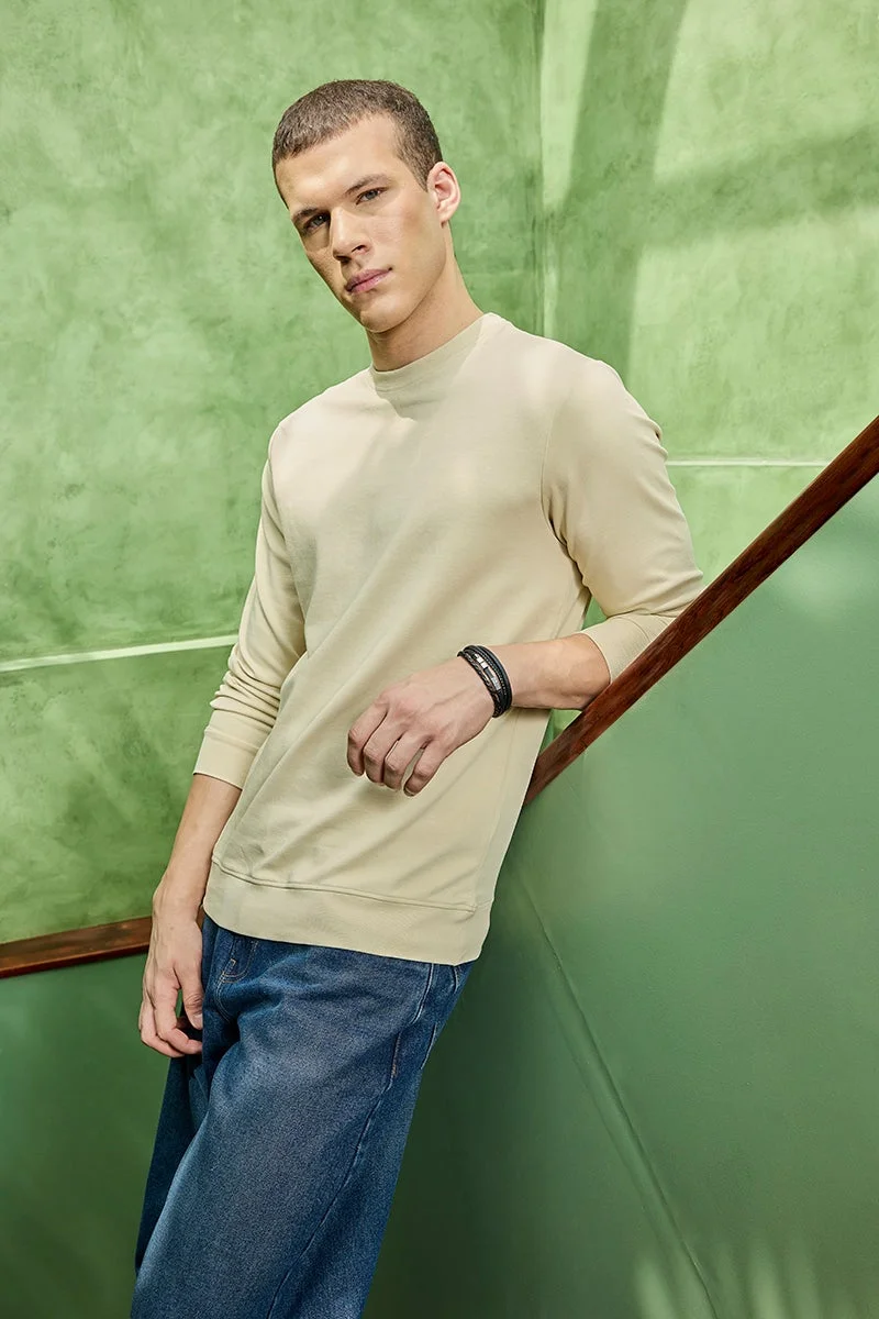 سنيتش سويت شيرت بقصة عادية قطن خالص