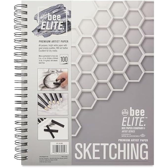 BEE PAPER ARTIST PAD 9X12 INCHES SKETCHING