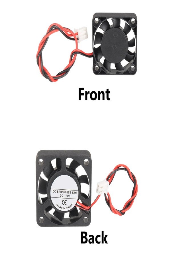 CNZTHDY 3D Printer DC 24V 4010 Extruder Hot End Cooling Fan, 40x40x10mm for 3D Printer, Cooling Fan for Creality Ender 3/Ender 3 Pro/CR-10S, 3D Printer Accessories Parts with 2 Pin Cable Line and 8000 RPM - Image 3