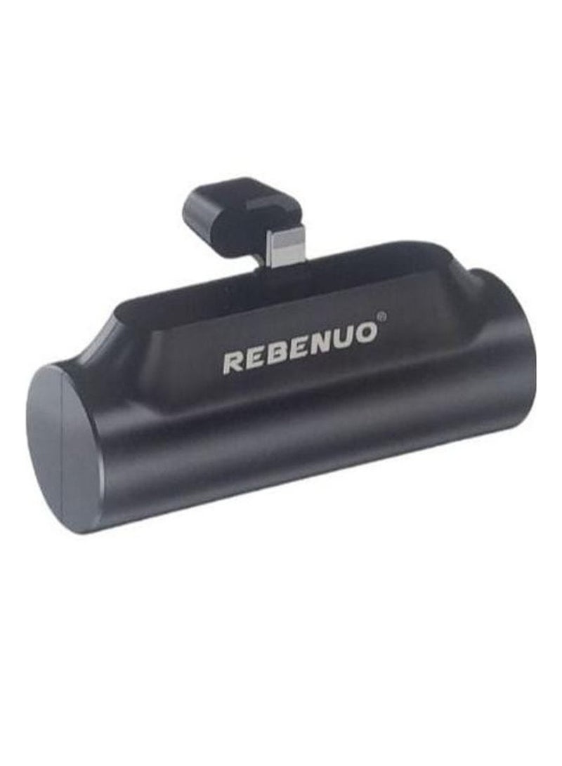 REBENUO بنك الطاقة المصغر ريبينيو بسعة 5000 مللي أمبير. شحن مباشر مباشر. شحن عالي السرعة. - Image 1