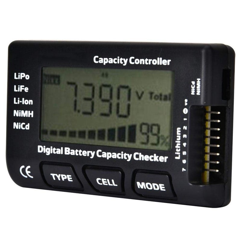 2 To 7S RC Battery Capacity Checker Digital Meter Controller Tester Car Model Accessory - Image 2