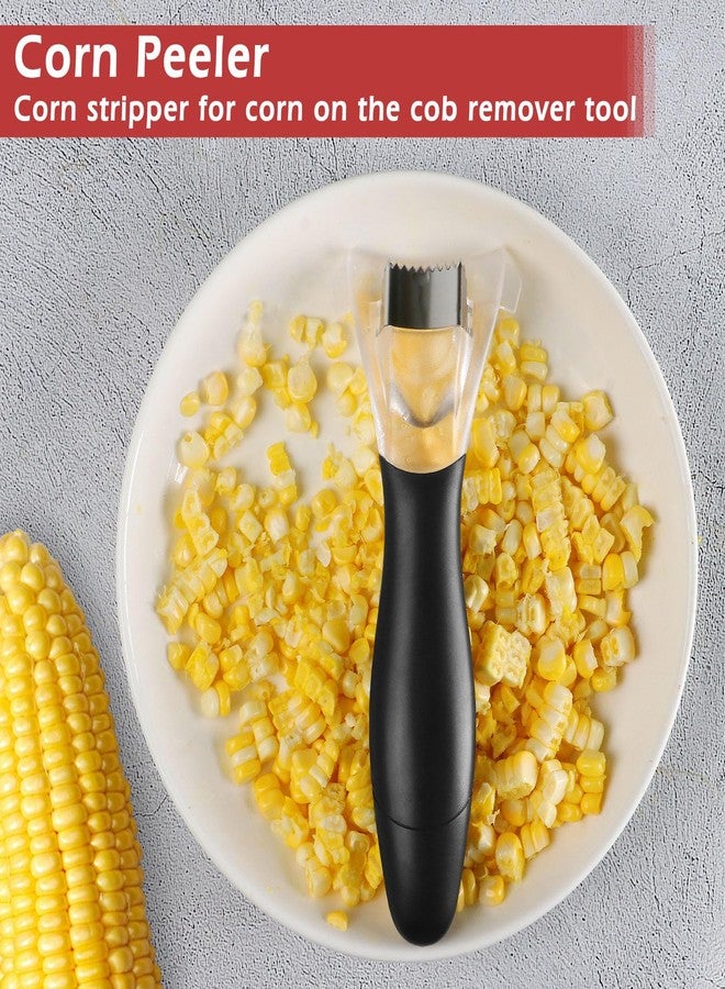 ReneeChef Professional Corn Kernel Cutter, Corn Cutter Peeler Stripper Tool with Large Ergonomic Handle, Corn Peeler #1114 - Image 2