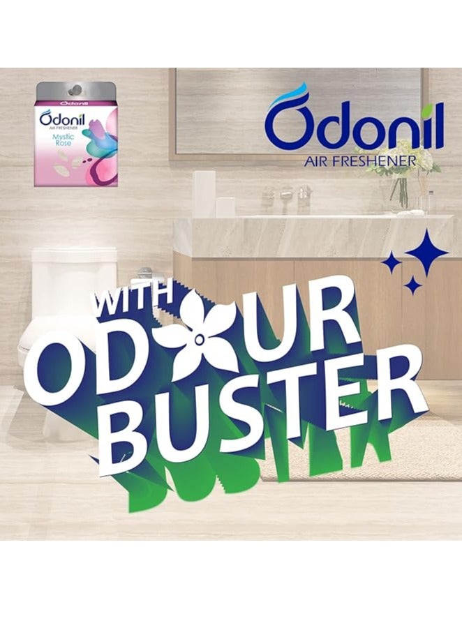 Odonil Bathroom Air Freshner Blocks - 288g (72g*4) | Mixed Fragrances: Jasmine, Lavender, Orchid, Rose| Long Lasting Fragrance | Lasts upto 45 days - Image 5
