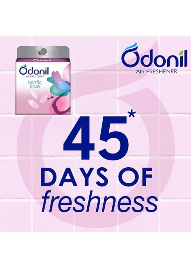 Odonil Bathroom Air Freshner Blocks - 288g (72g*4) | Mixed Fragrances: Jasmine, Lavender, Orchid, Rose| Long Lasting Fragrance | Lasts upto 45 days - Image 3