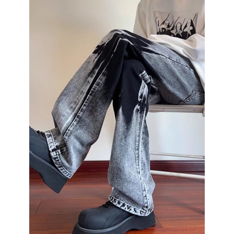 Unisex Classic Denim Jeans Loose Fit Daily Outdoor Wear - Image 3