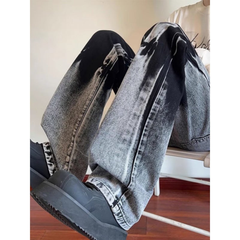 Unisex Classic Denim Jeans Loose Fit Daily Outdoor Wear - Image 5