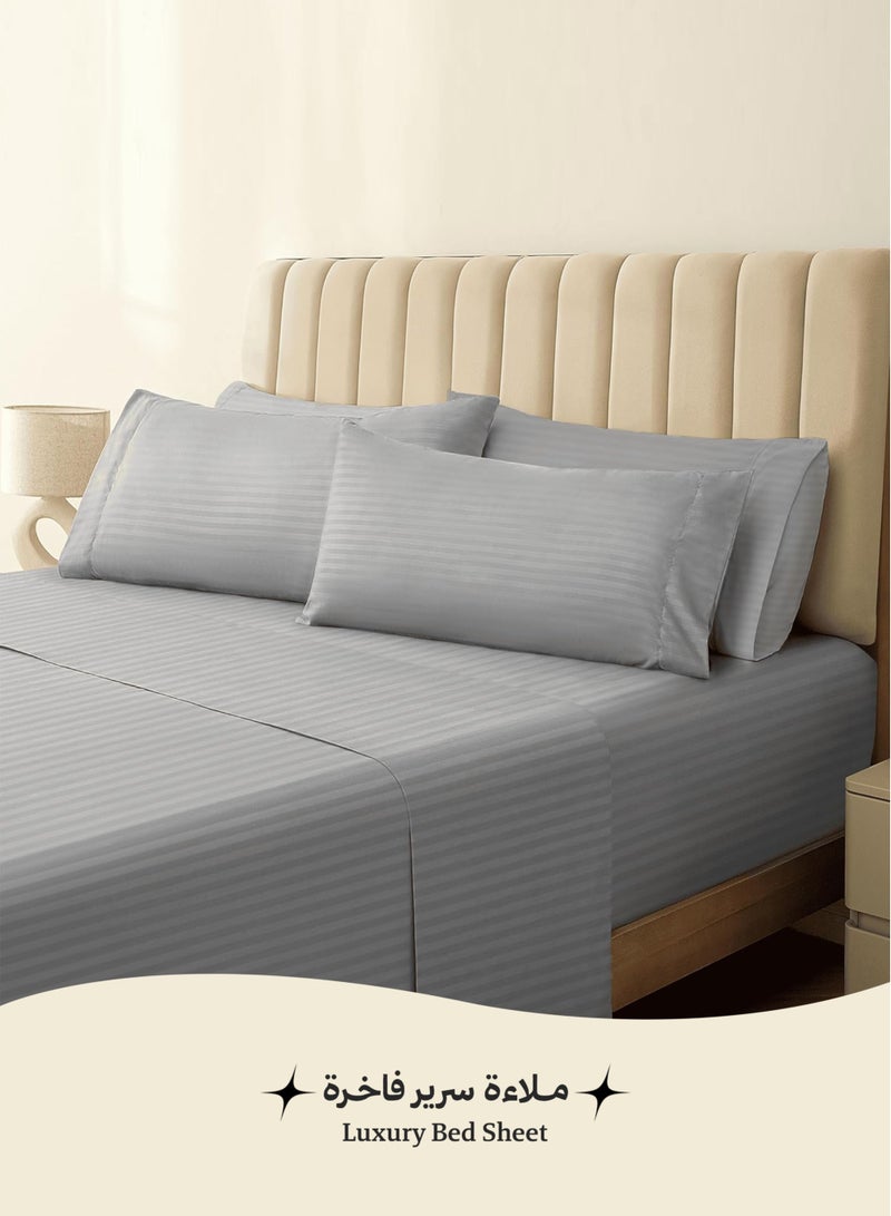 فن الراحة ملاءات سرير مفرد  - قطعتين، ملاءات فاخرة قابلة للتهوية، بجيوب عميقة للتثبيت على المرتبة، مقاومة للتجاعيد، تبريد، قابلة للغسل في الغسالة، بجودة الفنادق - Image 1