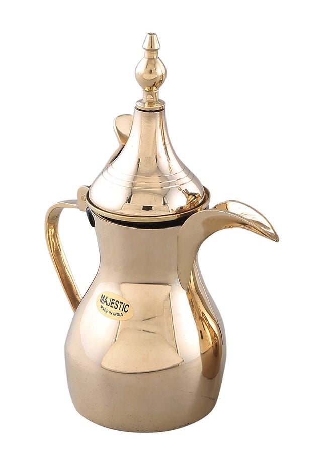 Majestic Majestic Golden Arabic Coffee Pot Set – 3-Piece Dallah Set (400 ml, 480 ml, 540 ml) – Luxurious Traditional Design, Perfect for Arabic Coffee and Tea Serving  - Image 2