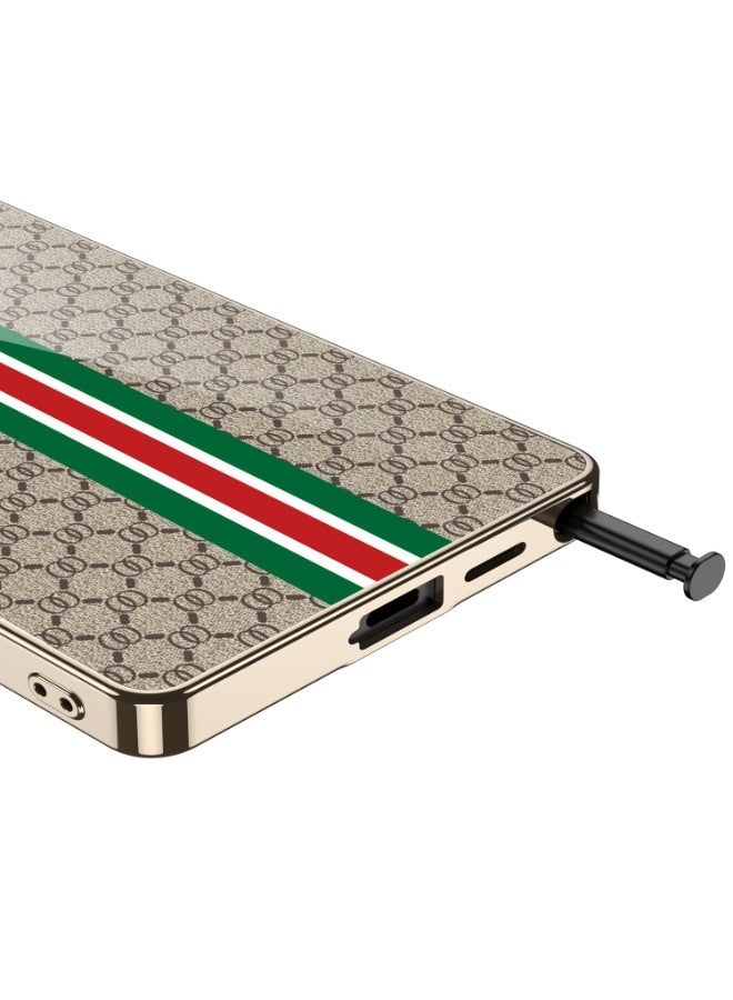 Samsung S25 Ultra Case, Shockproof Military-Grade Protection, 6.9" Full Camera Cover, Anti-Scratch Solid Back & Matte Gold Frame - Image 4