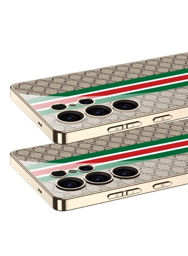 Samsung S25 Ultra Case, Shockproof Military-Grade Protection, 6.9" Full Camera Cover, Anti-Scratch Solid Back & Matte Gold Frame - Image 3