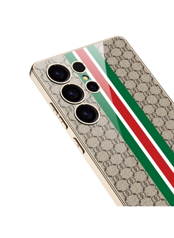 Samsung S25 Ultra Case, Shockproof Military-Grade Protection, 6.9" Full Camera Cover, Anti-Scratch Solid Back & Matte Gold Frame - Image 2