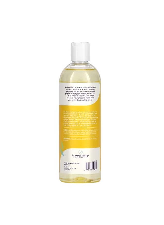 Life-flo Pure Apricot Oil 16 fl oz 473 ml  - Image 2
