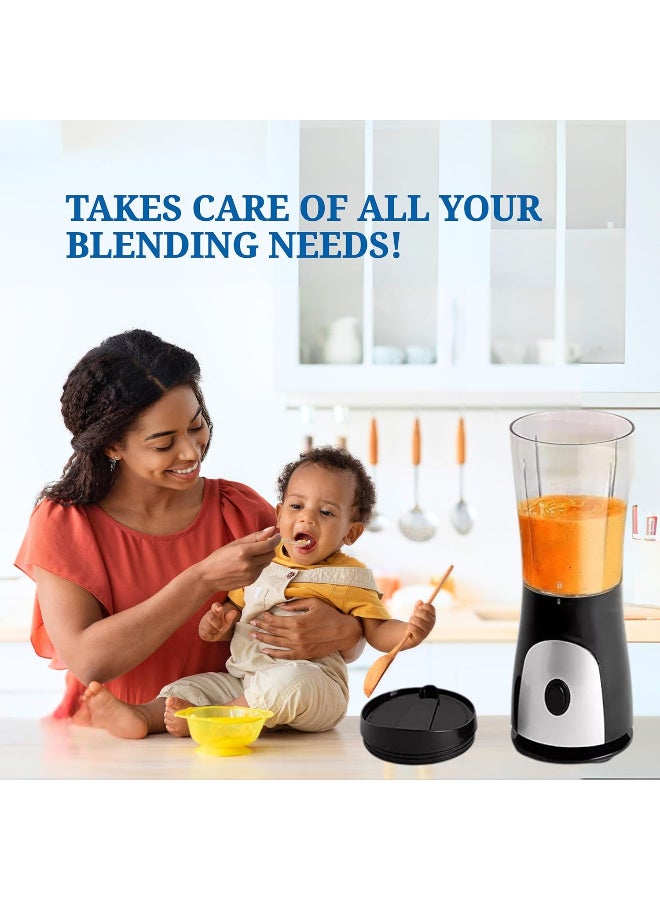 Westinghouse USA Personal Blender – 300W Portable Smoothie Maker with 600ml BPA-Free Sport Bottle, One-Touch Operation, Stainless Steel Blades (UAE Version) - 2 Years Warranty