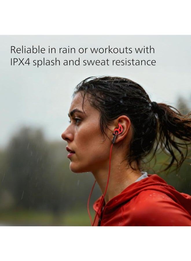 فيليبس Renewed - Philips TAA1009RD/94 in-Ear Sports Wired Earphones with Mic - Red Red - Image 3