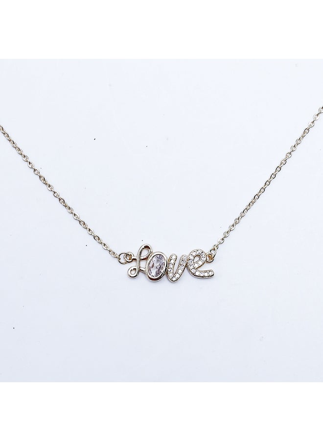 FLUFFY Love Soft Necklaces Of Fluffy Women's Accessories-Gold  - Image 2