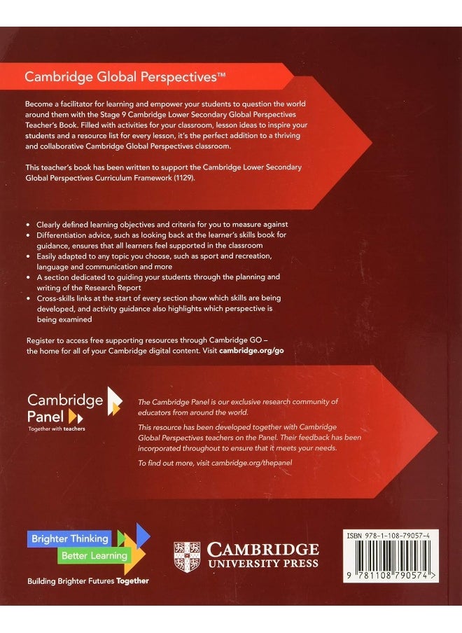 Cambridge Lower Secondary Global Perspectives Stage 9 Teacher's Book  - Image 2