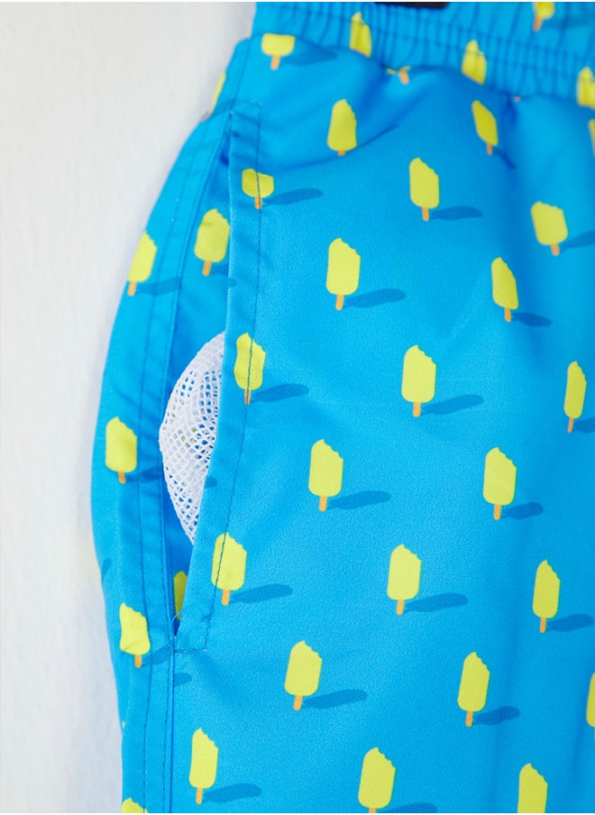 trendyol Blue Standard Swim Shorts  - Image 2