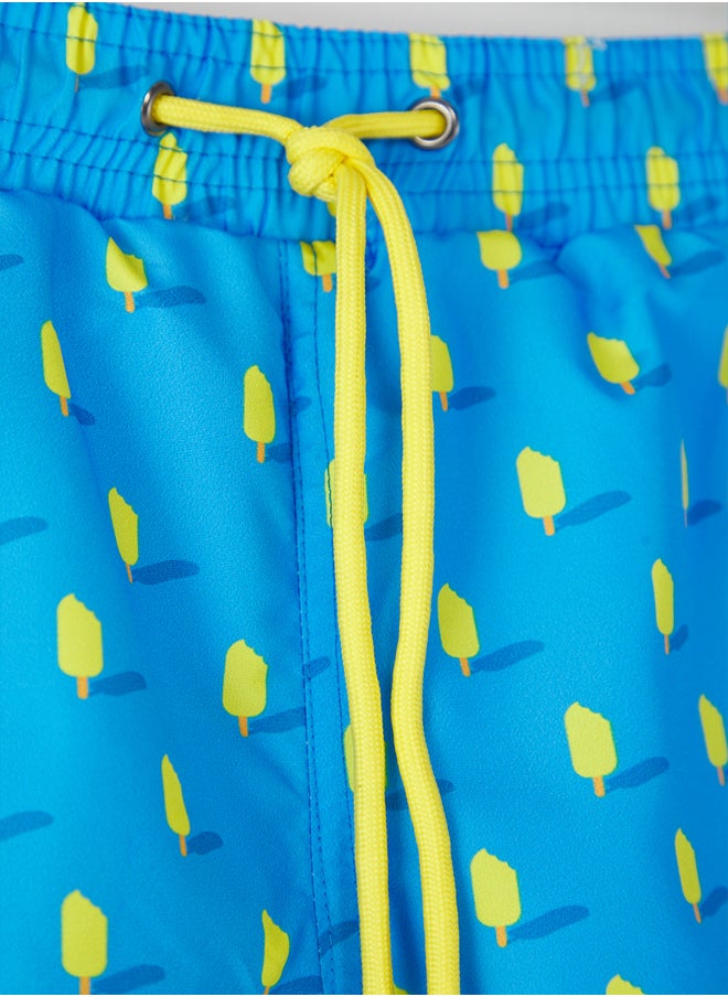 trendyol Blue Standard Swim Shorts  - Image 3